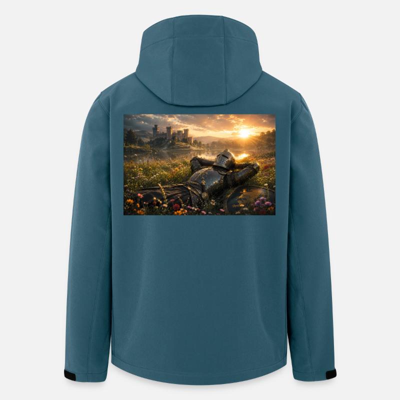 Sunset Knight by Castle Field - Men’s Recycled Softshell Jacket by Stanley/Stella - stargazer