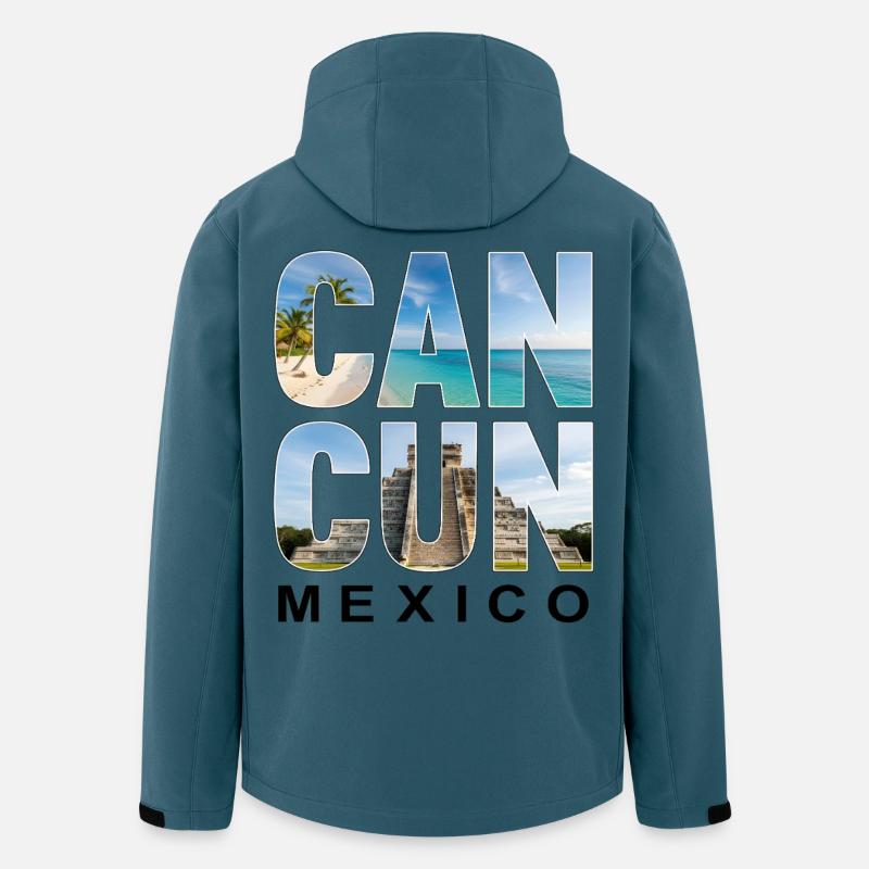 Cancun Mexico - Men’s Recycled Softshell Jacket by Stanley/Stella - stargazer