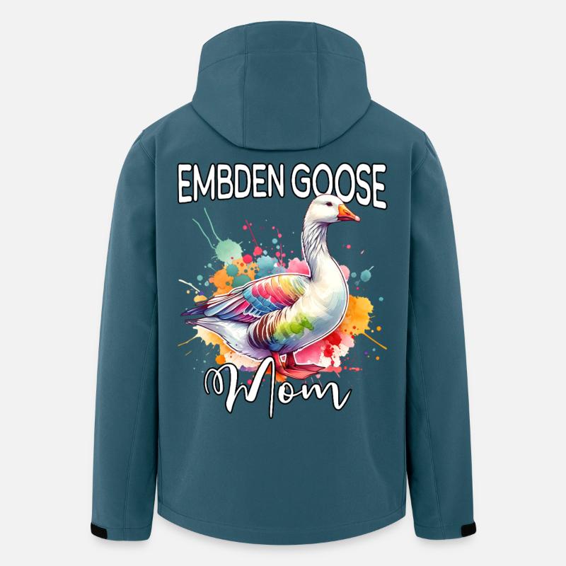 Emdengans Mama - Recycelte Männer Softshell-Jacke von Stanley/Stella - Dunkles Petrol