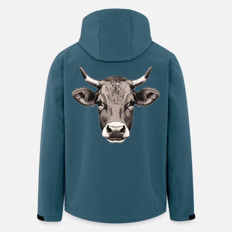 Cow - Men’s Recycled Softshell Jacket by Stanley/Stella - stargazer