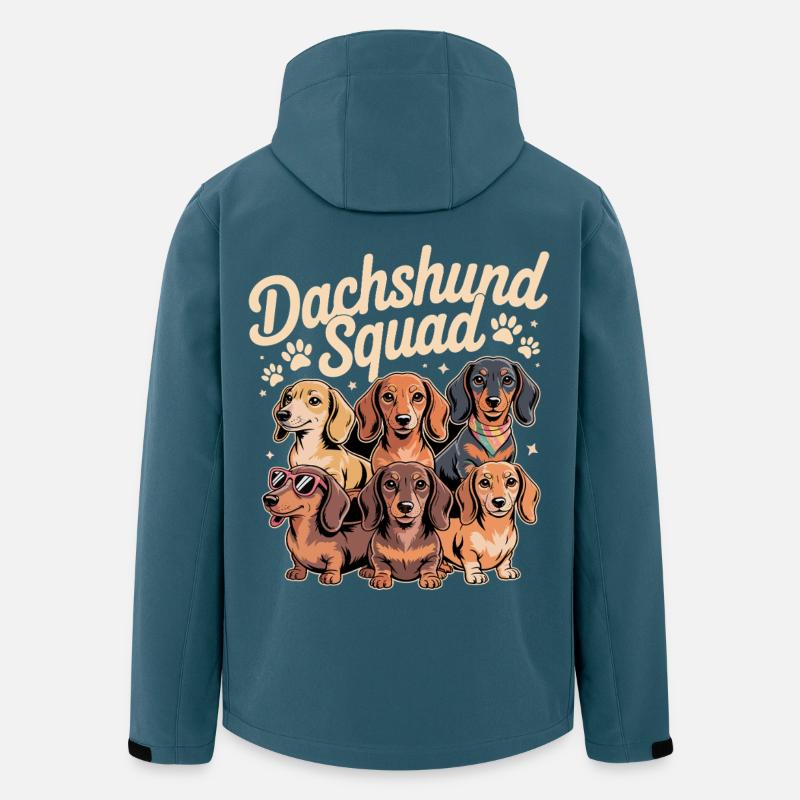 Dachshund Squad - Men’s Recycled Softshell Jacket by Stanley/Stella - stargazer