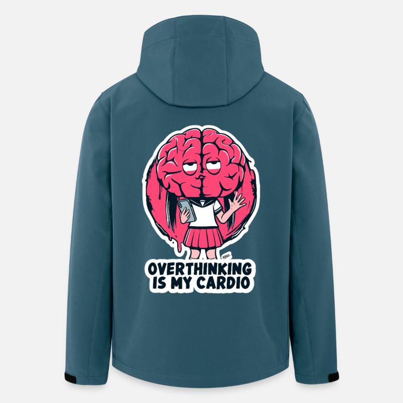 Overthinking Cardio Brain - Men’s Recycled Softshell Jacket by Stanley/Stella - stargazer
