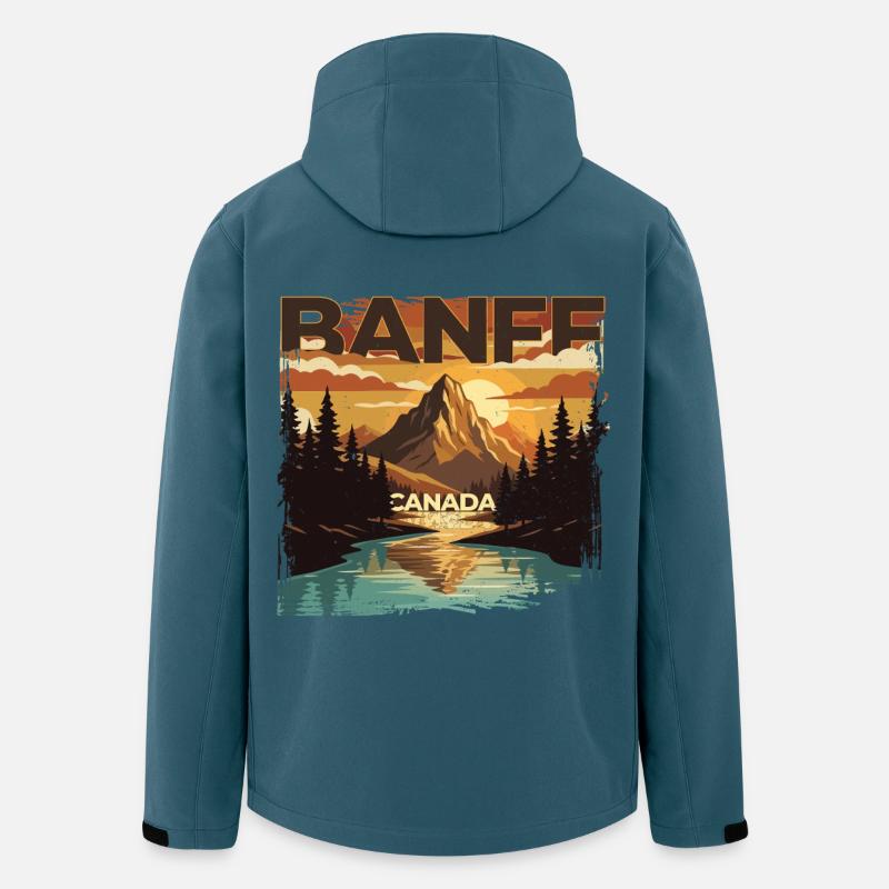 Banff Canada National Park - Men’s Recycled Softshell Jacket by Stanley/Stella - stargazer
