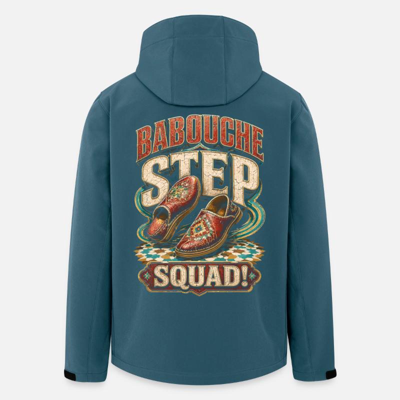Marokkaner Marokko Babouche Step Squad - Recycelte Männer Softshell-Jacke von Stanley/Stella - Dunkles Petrol