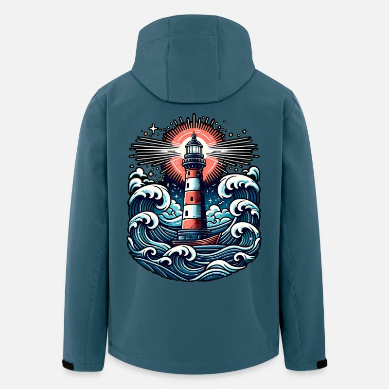 lighthouse - Men’s Recycled Softshell Jacket by Stanley/Stella - stargazer