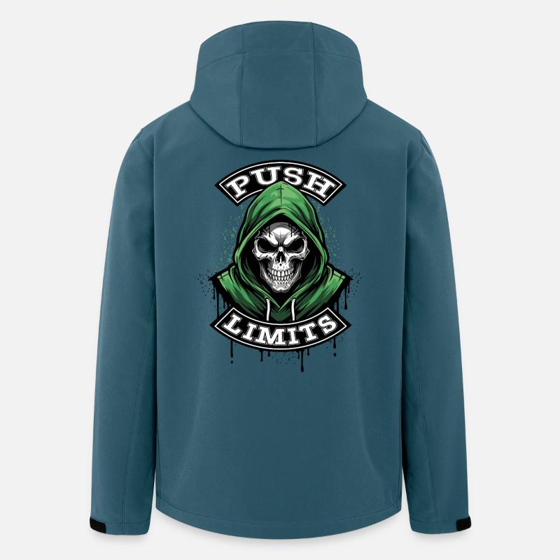 PUSH-LIMITS - Recycelte Männer Softshell-Jacke von Stanley/Stella - Dunkles Petrol