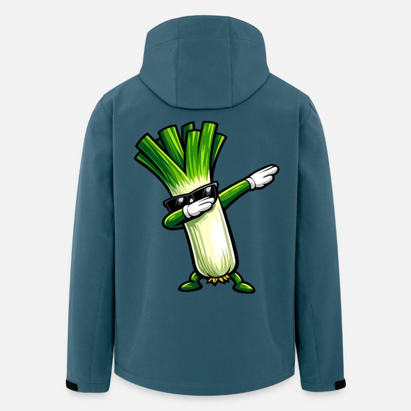 Dabbing Lauch - Recycelte Männer Softshell-Jacke von Stanley/Stella - Dunkles Petrol