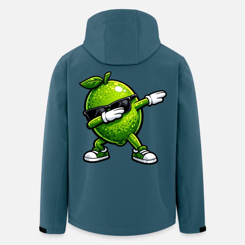 Dabbing Lime - Men’s Recycled Softshell Jacket by Stanley/Stella - stargazer