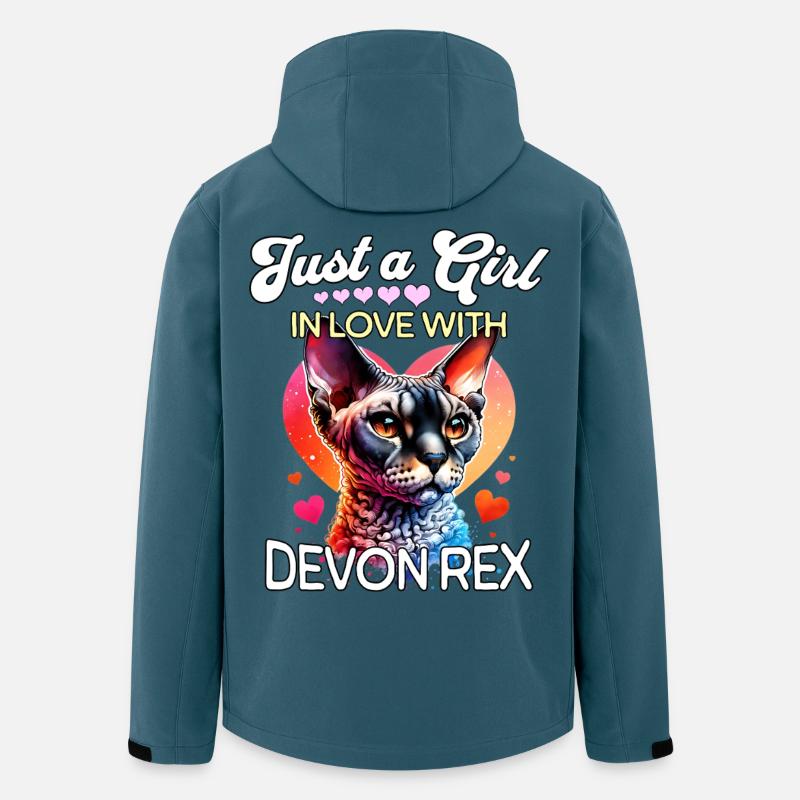 Devon Rex Girl - Men’s Recycled Softshell Jacket by Stanley/Stella - stargazer