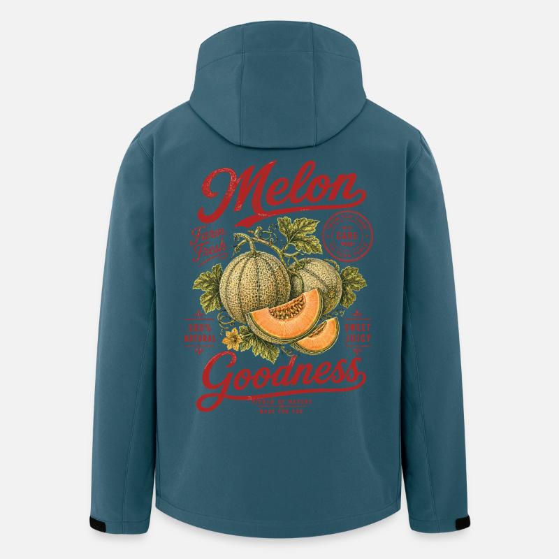 Melone Melon Goodness Shirt - Recycelte Männer Softshell-Jacke von Stanley/Stella - Dunkles Petrol