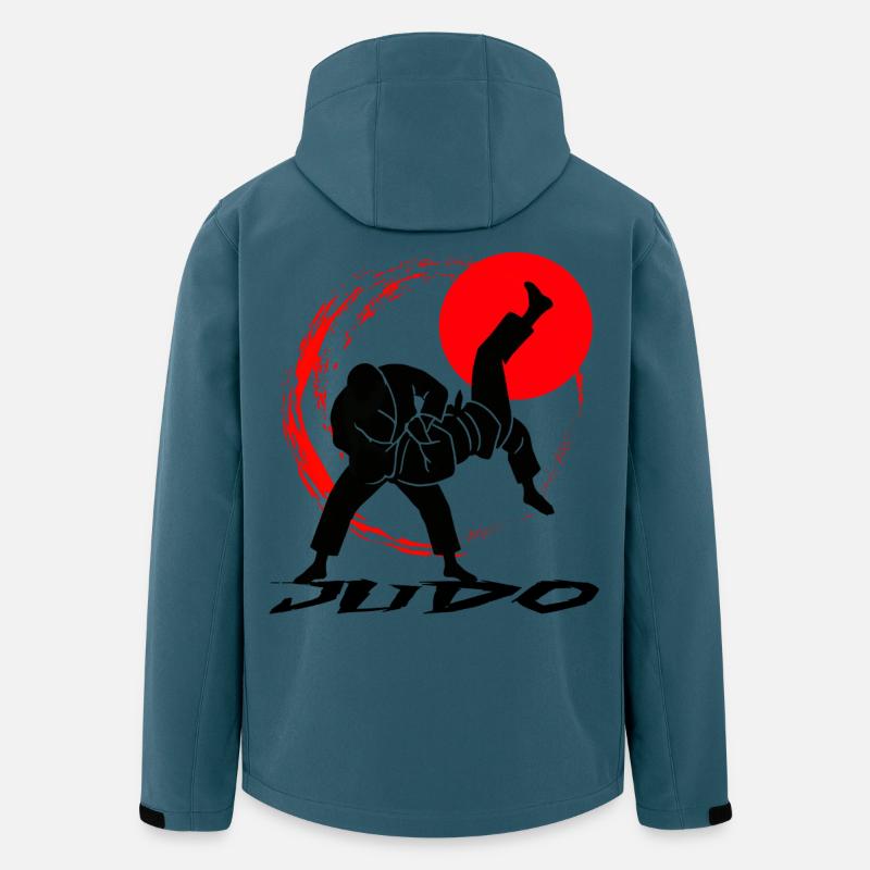 Judo - Recycelte Männer Softshell-Jacke von Stanley/Stella - Dunkles Petrol