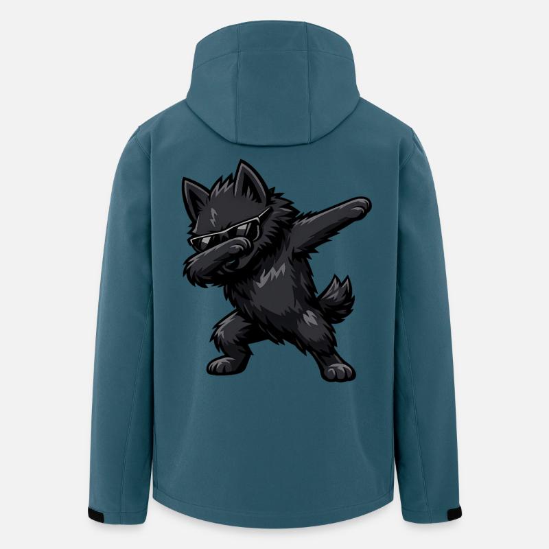Tabbing Schipperke - Veste softshell homme en polyester recyclé Stanley/Stella - bleu pétrole foncé