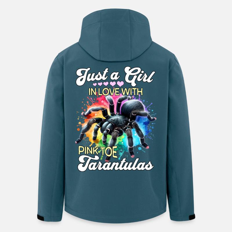 Mädchen Pinkzeh Rosafuss Tarantel - Recycelte Männer Softshell-Jacke von Stanley/Stella - Dunkles Petrol