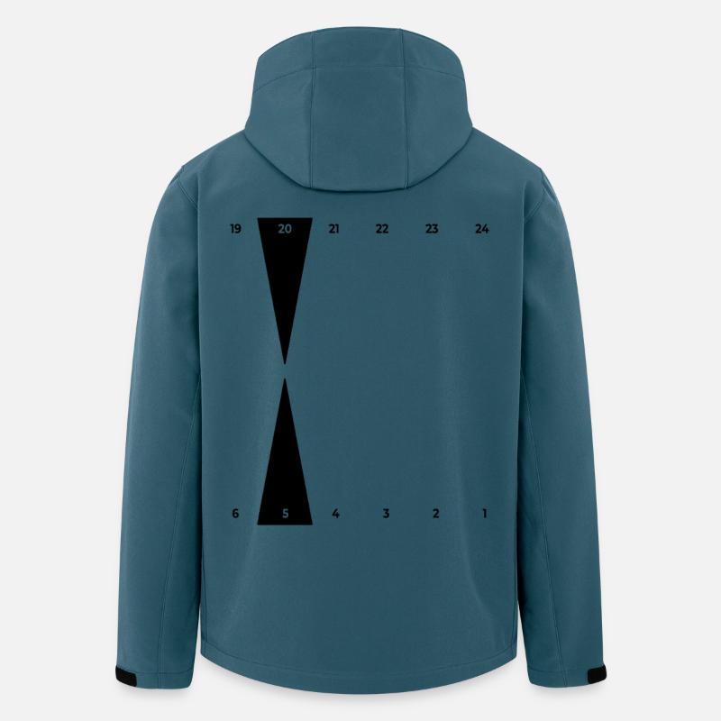 Backgammon | Point d’Or - Veste softshell homme en polyester recyclé Stanley/Stella - bleu pétrole foncé