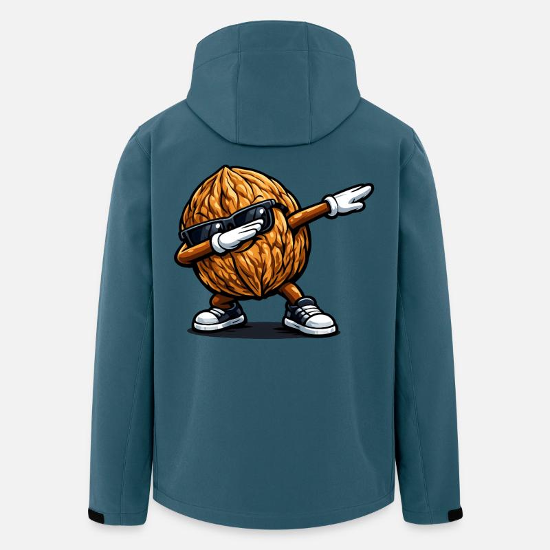 Dabbing Walnuss - Recycelte Männer Softshell-Jacke von Stanley/Stella - Dunkles Petrol
