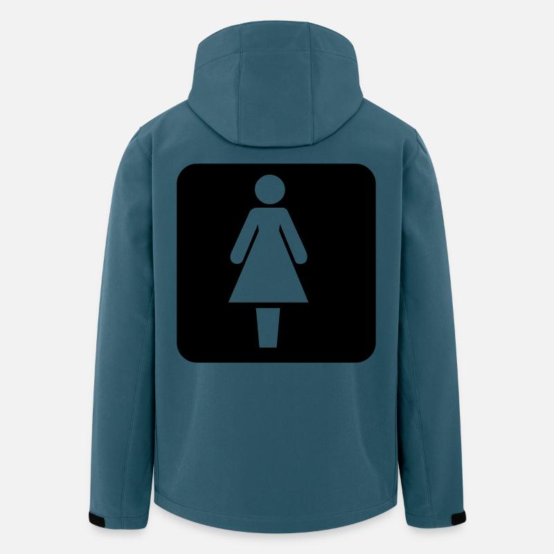 Frauen Symbol - Recycelte Männer Softshell-Jacke von Stanley/Stella - Dunkles Petrol