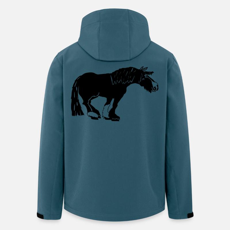 funny Tinker black, Irish Cob - Men’s Recycled Softshell Jacket by Stanley/Stella - stargazer