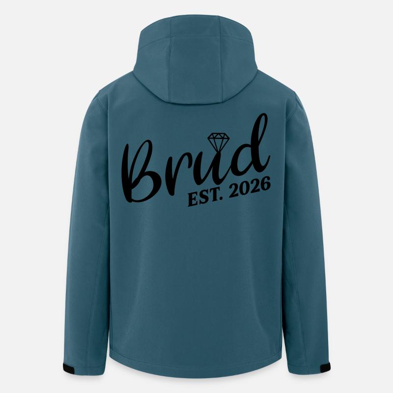 Schwedische Braut 2026 - Recycelte Männer Softshell-Jacke von Stanley/Stella - Dunkles Petrol