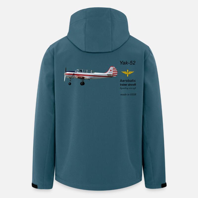 Yak-52 - Recycelte Männer Softshell-Jacke von Stanley/Stella - Dunkles Petrol