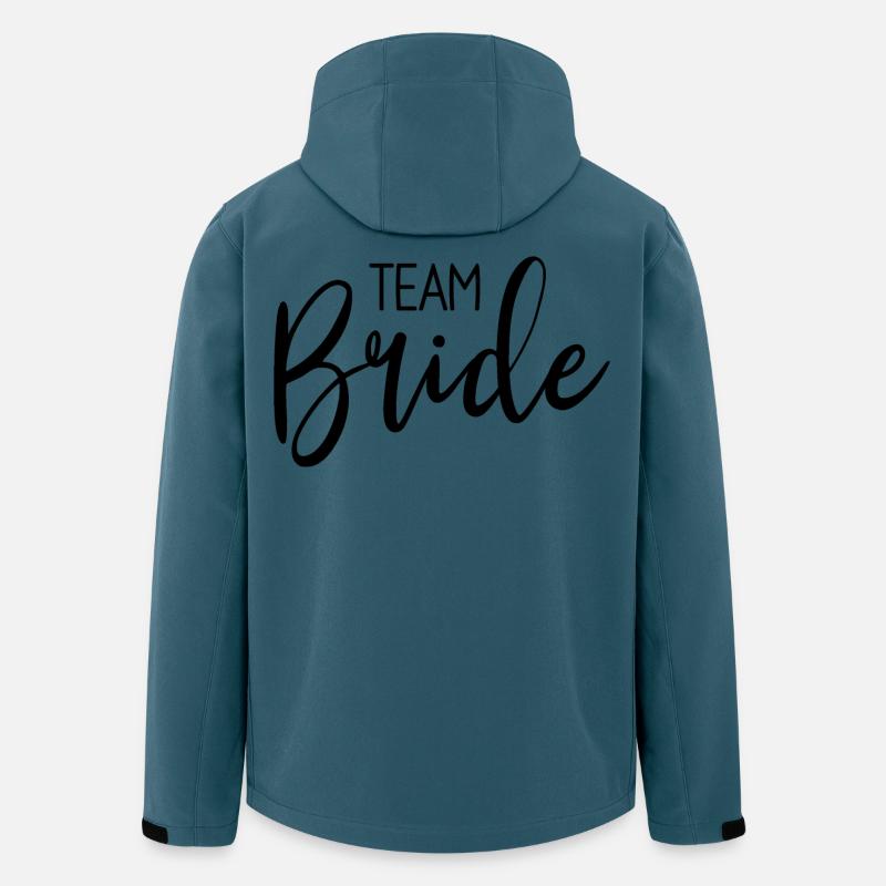 Junggesellenabschied Team Braut Junggesellenabschied - Recycelte Männer Softshell-Jacke von Stanley/Stella - Dunkles Petrol