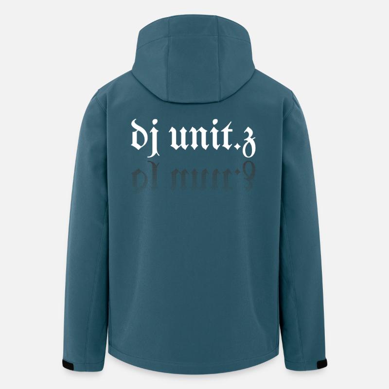 dj unit.z ohne Schnörkel - Recycelte Männer Softshell-Jacke von Stanley/Stella - Dunkles Petrol