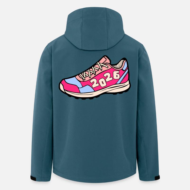 LAUFEN 2026 - Recycelte Männer Softshell-Jacke von Stanley/Stella - Dunkles Petrol