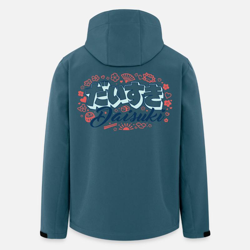Daisuki - Recycelte Männer Softshell-Jacke von Stanley/Stella - Dunkles Petrol