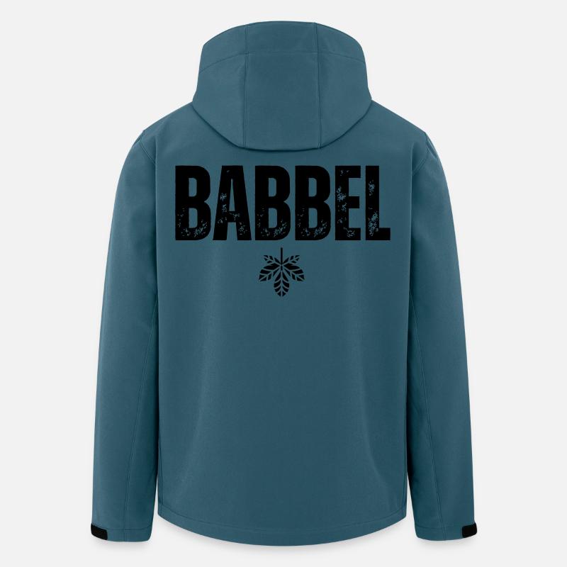 Babbel - Recycelte Männer Softshell-Jacke von Stanley/Stella - Dunkles Petrol