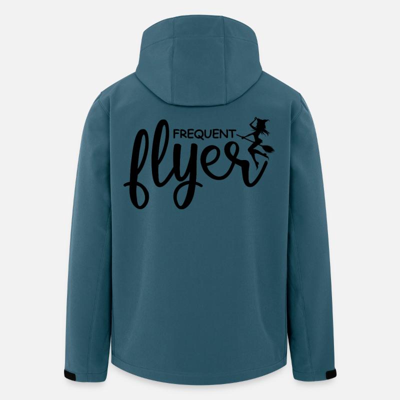 Frequent Flyer Witch Halloween Funny Tee - Men’s Recycled Softshell Jacket by Stanley/Stella - stargazer