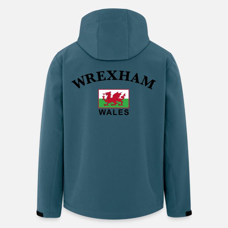 Wrexham, Wales - Recycelte Männer Softshell-Jacke von Stanley/Stella - Dunkles Petrol