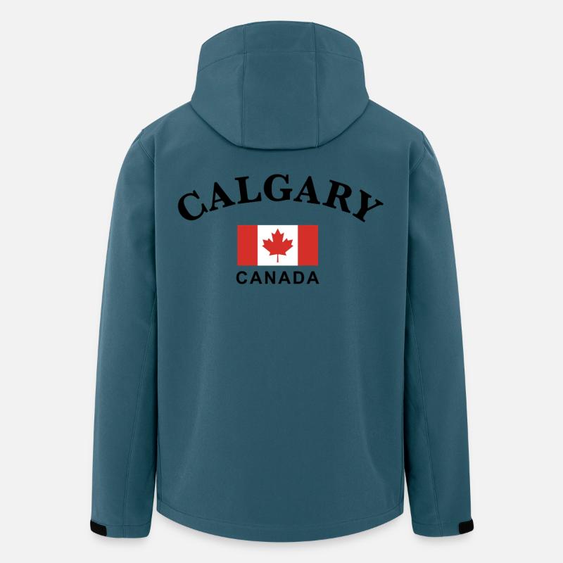 Calgary, Kanada - Recycelte Männer Softshell-Jacke von Stanley/Stella - Dunkles Petrol