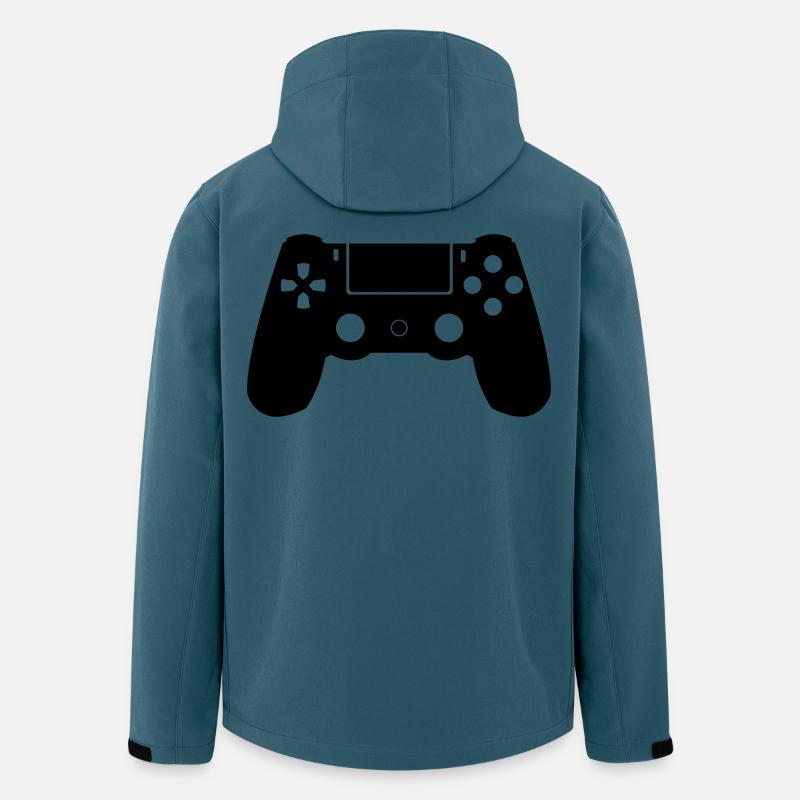 Controller - Recycelte Männer Softshell-Jacke von Stanley/Stella - Dunkles Petrol