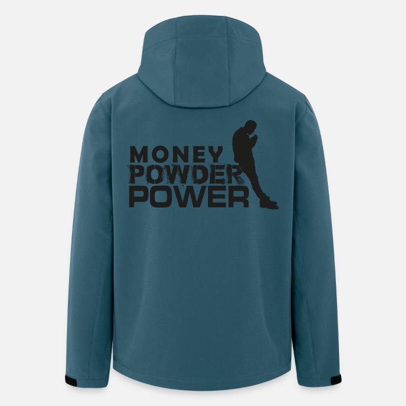 MPP schwarz - Recycelte Männer Softshell-Jacke von Stanley/Stella - Dunkles Petrol