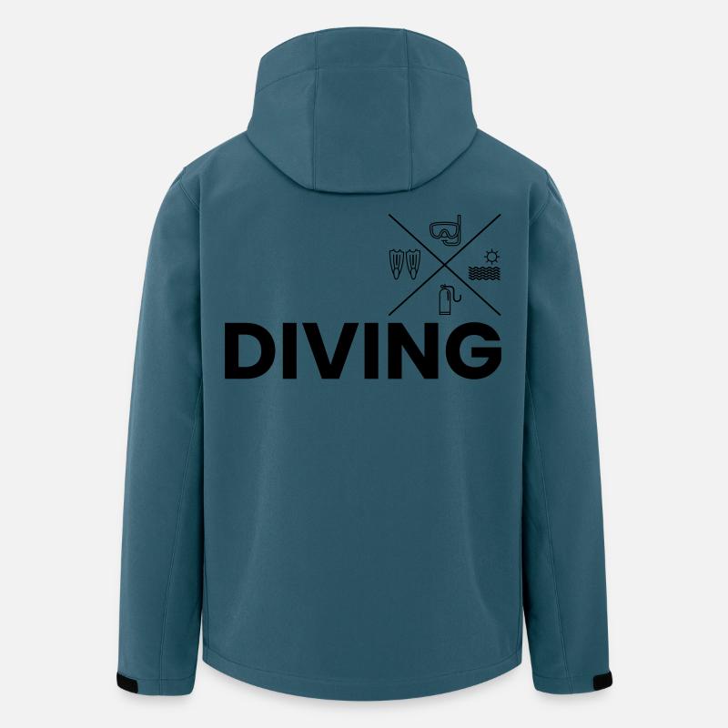Diving - Men’s Recycled Softshell Jacket by Stanley/Stella - stargazer