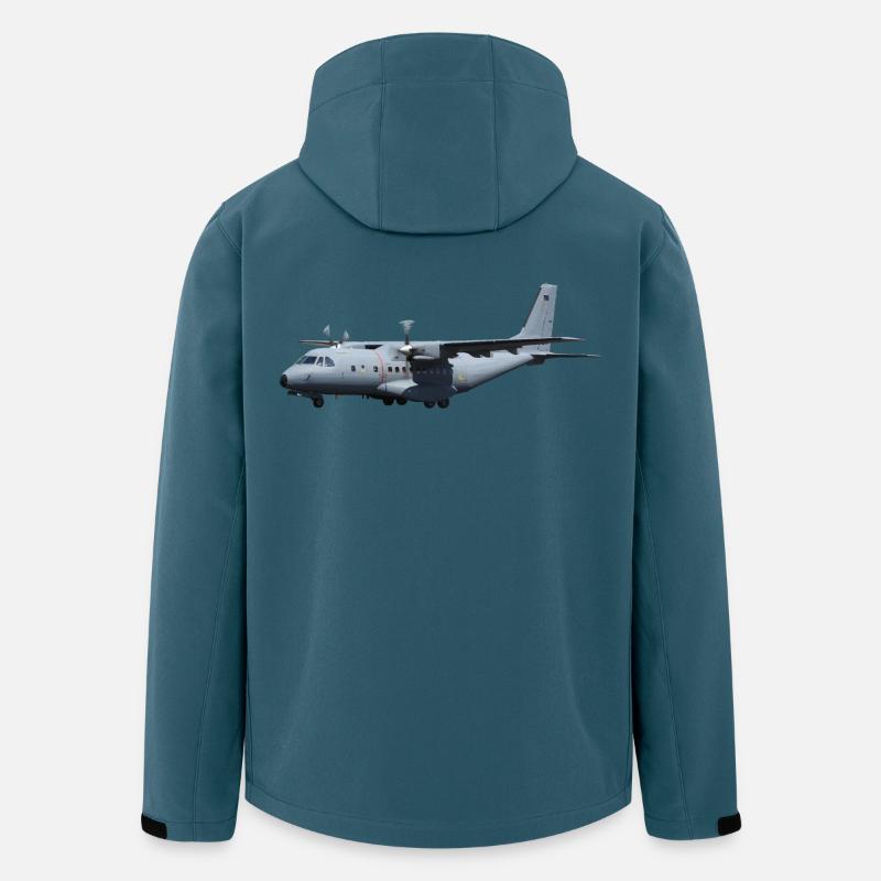 CN-235 - Recycelte Männer Softshell-Jacke von Stanley/Stella - Dunkles Petrol