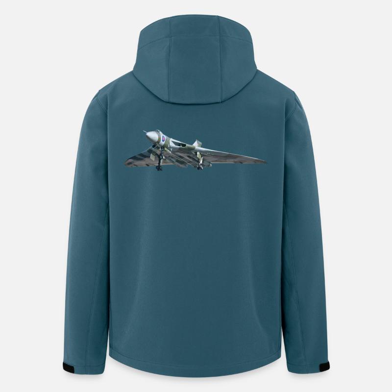 Vulcain - Veste softshell homme en polyester recyclé Stanley/Stella - bleu pétrole foncé