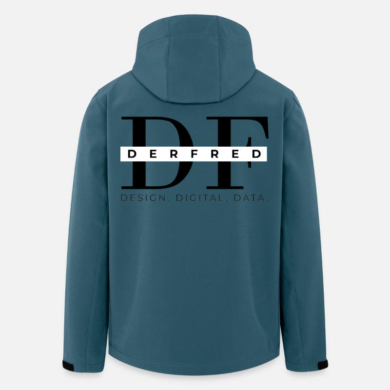 #derfred - Recycelte Männer Softshell-Jacke von Stanley/Stella - Dunkles Petrol