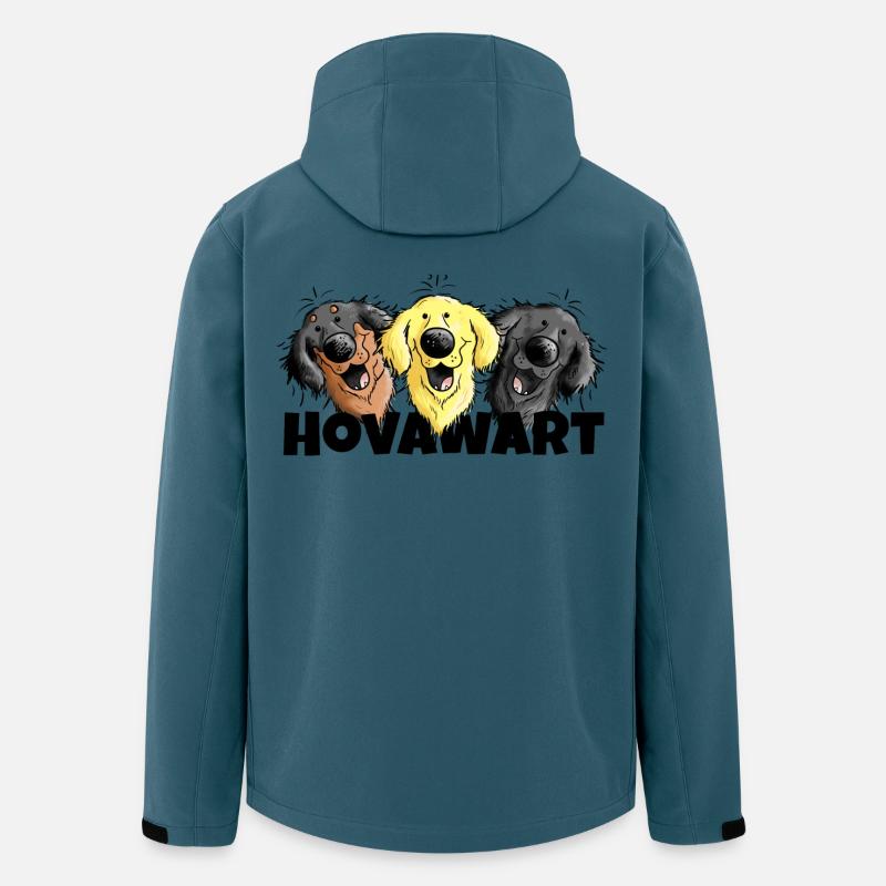 Hovawart Team - Recycelte Männer Softshell-Jacke von Stanley/Stella - Dunkles Petrol