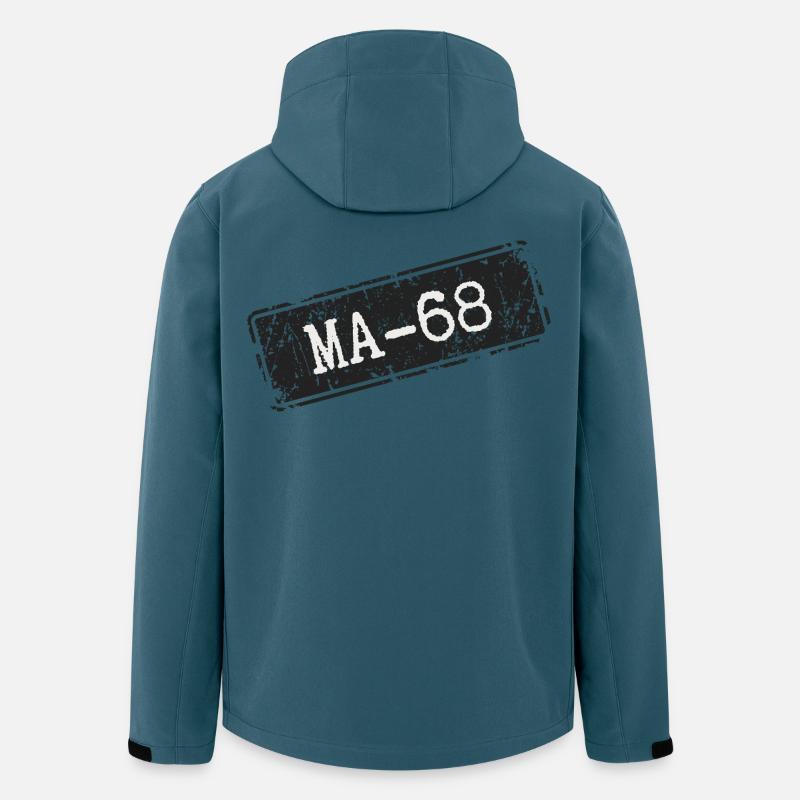 Mannheim 68 - Recycelte Männer Softshell-Jacke von Stanley/Stella - Dunkles Petrol