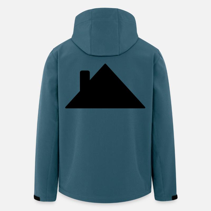 Dach - Recycelte Männer Softshell-Jacke von Stanley/Stella - Dunkles Petrol