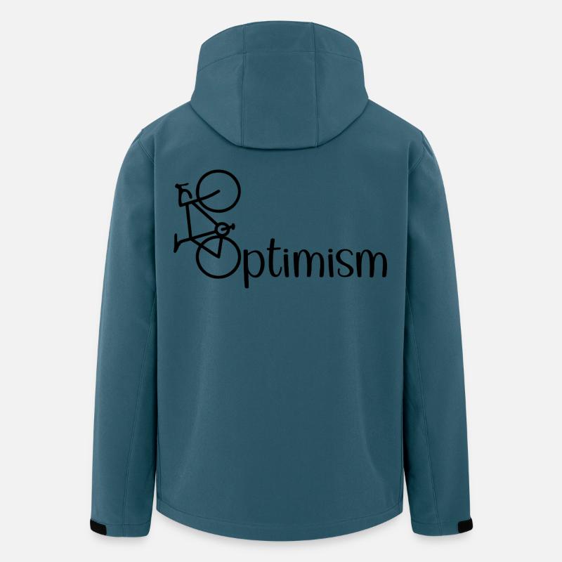 Optimism Cycling Cyclist - Recycelte Männer Softshell-Jacke von Stanley/Stella - Dunkles Petrol
