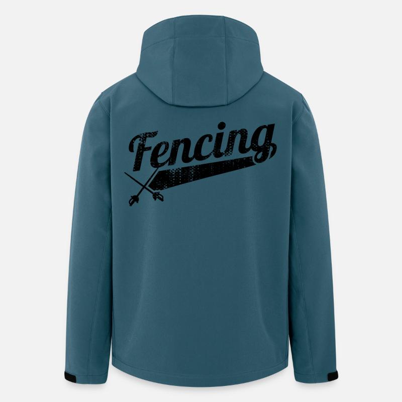 Fencing - Recycelte Männer Softshell-Jacke von Stanley/Stella - Dunkles Petrol