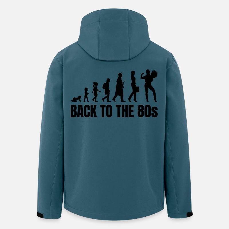 80s Evolution - Men’s Recycled Softshell Jacket by Stanley/Stella - stargazer