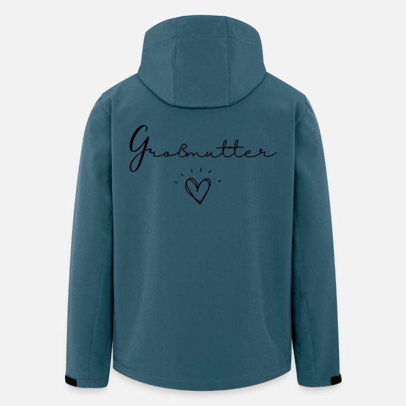 Großmutter - Recycelte Männer Softshell-Jacke von Stanley/Stella - Dunkles Petrol