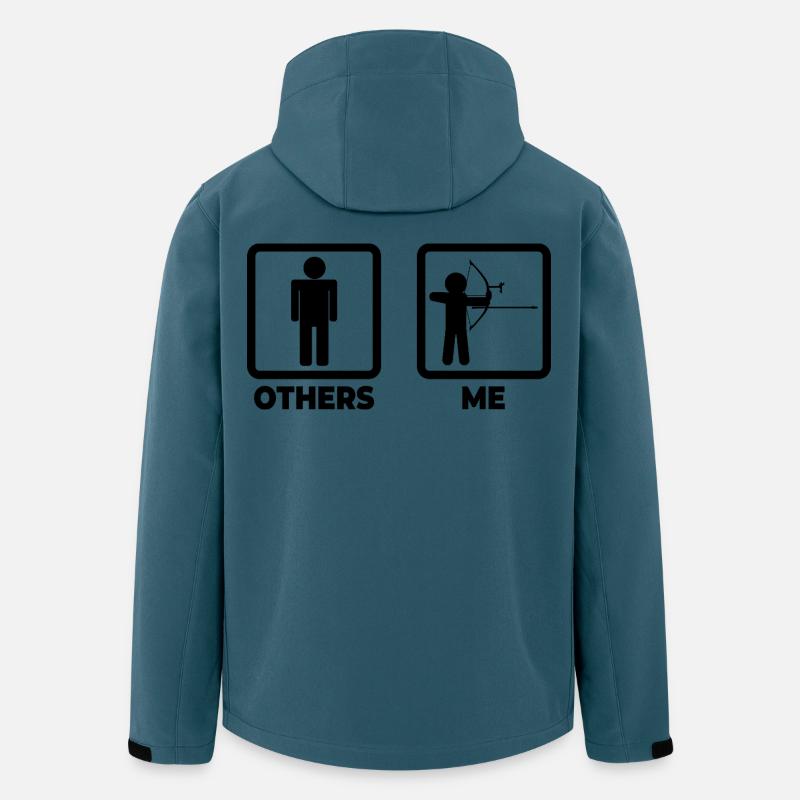 Funny archer - Men’s Recycled Softshell Jacket Discoverer by Stanley/Stella - stargazer