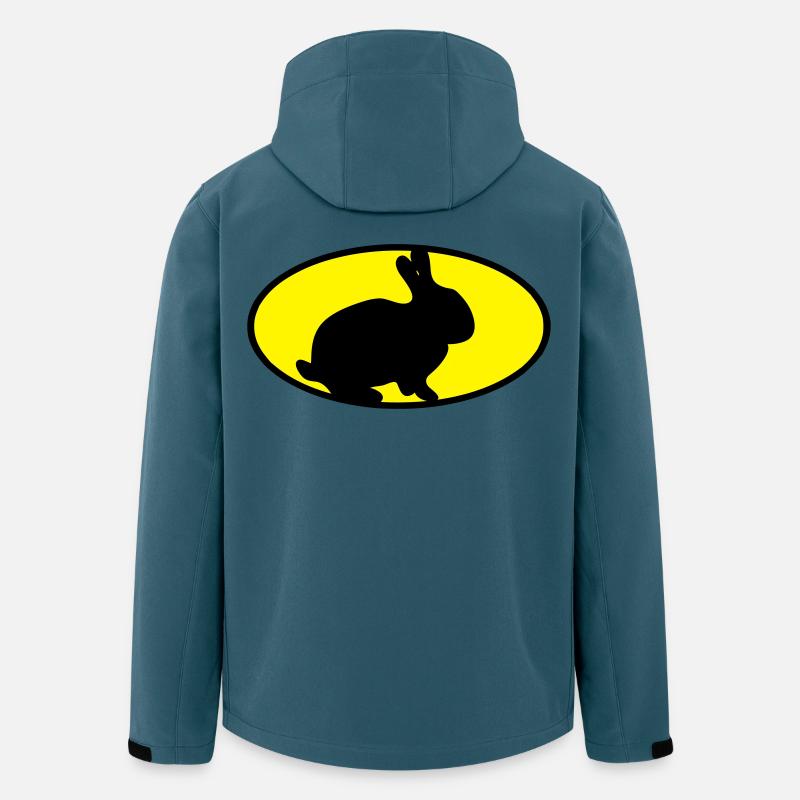 Rabbit logo - Men’s Recycled Softshell Jacket by Stanley/Stella - stargazer