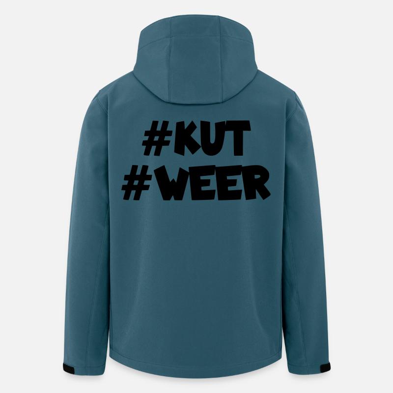 Wieder Muschi * - Recycelte Männer Softshell-Jacke von Stanley/Stella - Dunkles Petrol