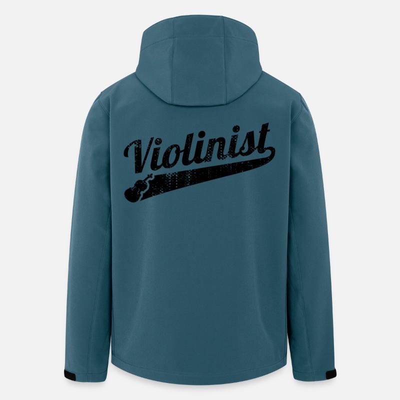 Violinist - Recycelte Männer Softshell-Jacke von Stanley/Stella - Dunkles Petrol