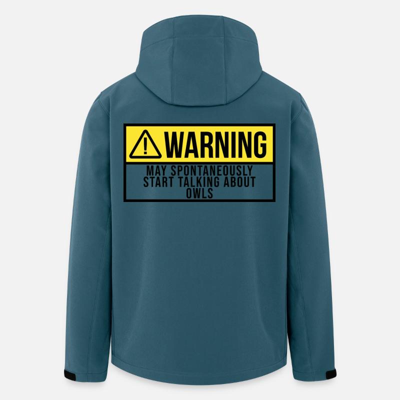 Eule - Recycelte Männer Softshell-Jacke von Stanley/Stella - Dunkles Petrol