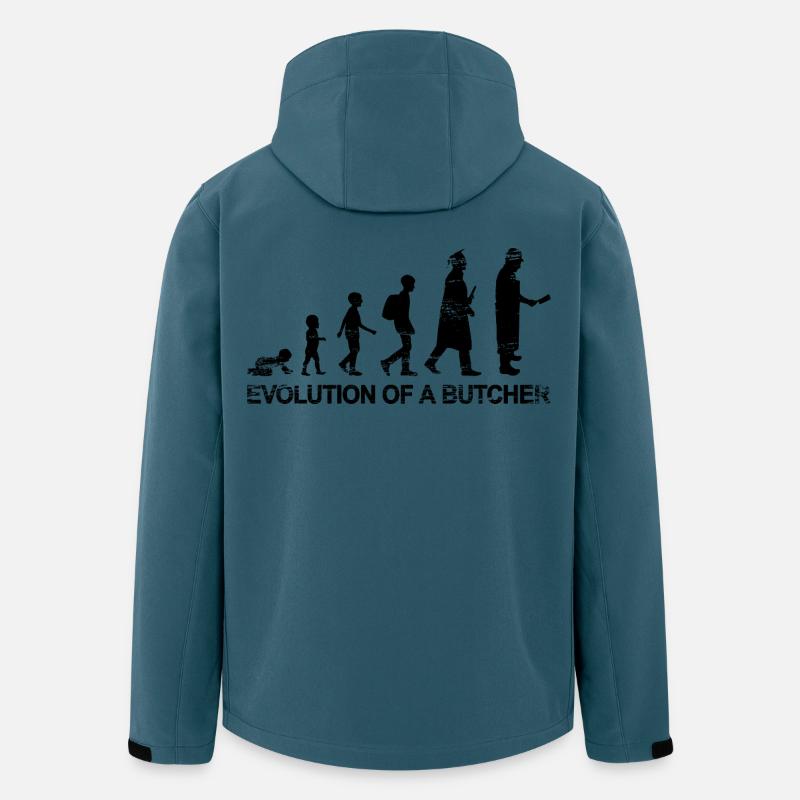 Entwicklung eines Metzgers - Recycelte Männer Softshell-Jacke von Stanley/Stella - Dunkles Petrol